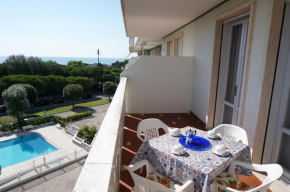 Beautiful Beachfront Apartment with Terrace Sea View and Swimming Pool Porto Santa Margherita